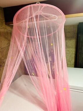 Pink Star Bed Canopy